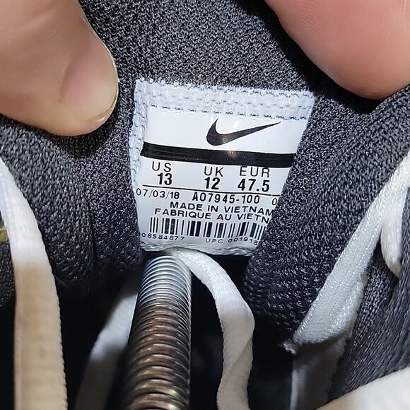 Nike Men's Vapor Ultra 2 Keystone Fast Flex Cleats, White/Black, Size 13, NEW - Picture 14 of 14